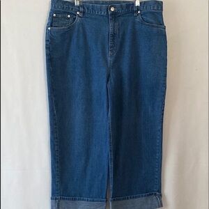 Architect Size 18 Blue Denim Crop Ankle Jeans